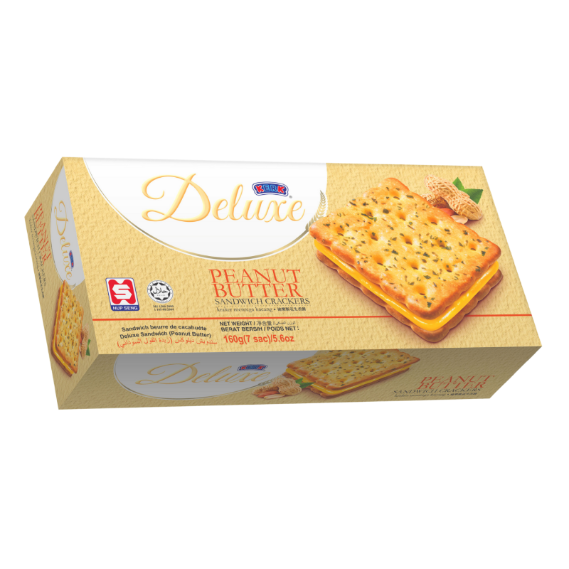 Kerk Deluxe Peanut Butter Sandwich 160g (7s) Box Ja Lan Tiong